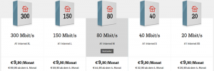a1 internet tarife